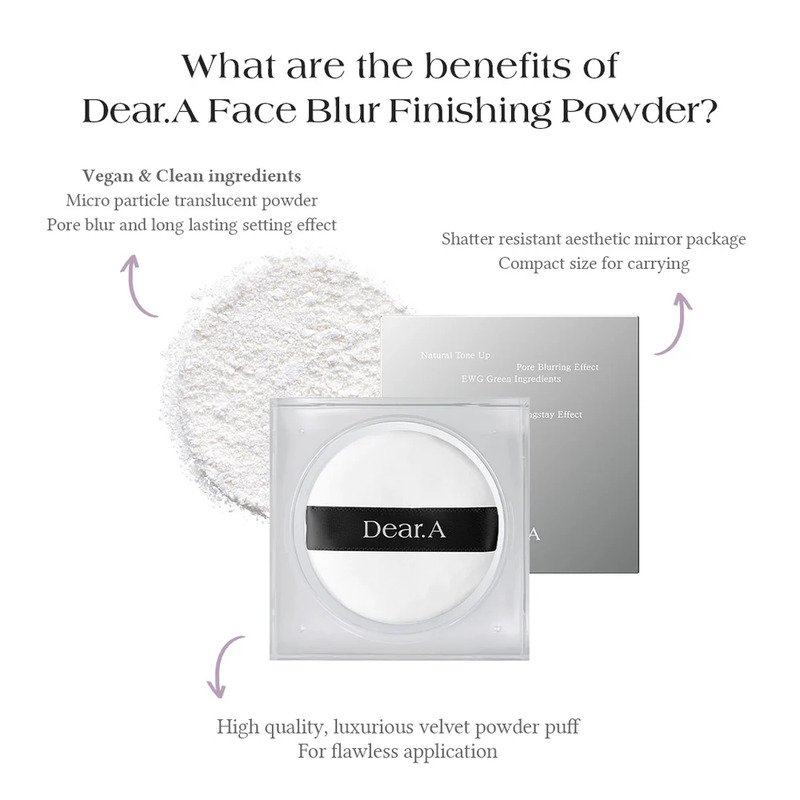 Dr. Althea Dear.A Face Blur Finishing Powder  – biri pudra