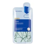 MEDIHEAL Dermaplus Aloe Mask, 22 ml. – raminanti ir drėkinanti lakštinė veido kaukė su alaviju